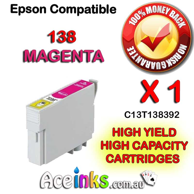 Compatible EPSON 138 M MAGENTA